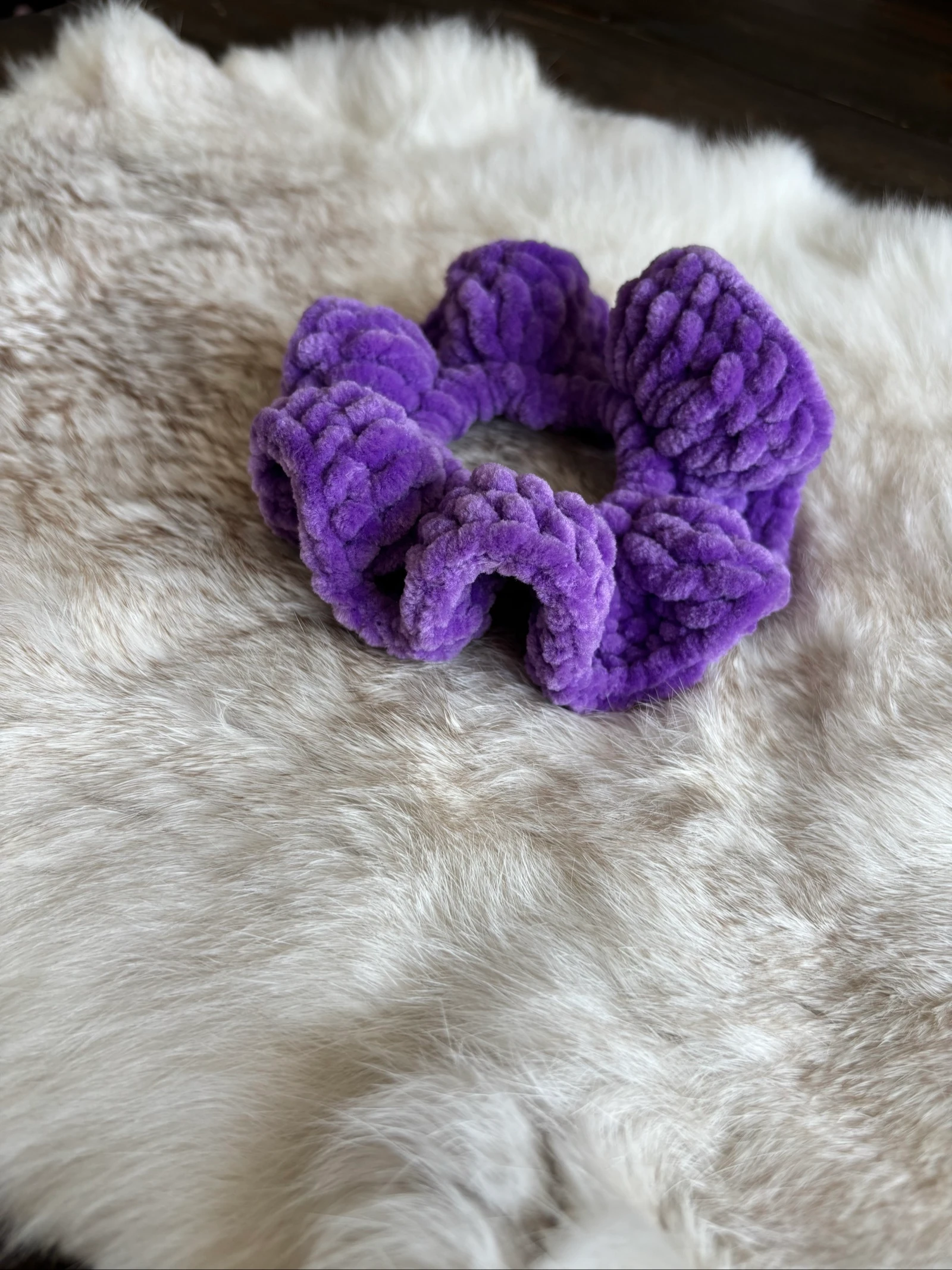 Scrunchie de crochê – photo 2